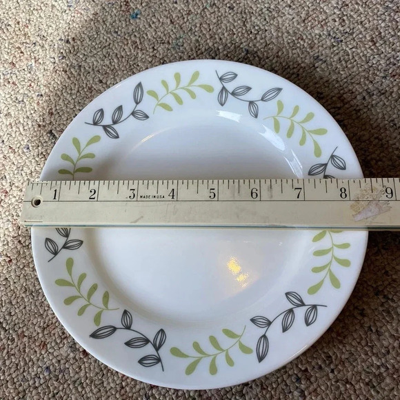 Vintage Cornell Made In USA Break Chip Resistant Diner Plates 8.5” 7 Plates Lot - Picture 2 of 4